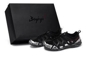 Ecco 811 Manufacturing, Melting Pulse, Special Shoe Box, низкие повседневные туфли мужские, черные, серебристо-красные