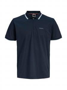 Jack & Jones Plus Футболка 'JCOFUSION' в темно-синем цвете