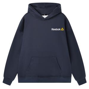 Толстовки Unisex Hooded Moderate Reebok, темно-синий[heavyweight thickened and fleece-lined]