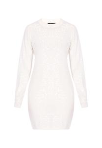 Faina Вязаное платье 'Festive' в цвете Cream