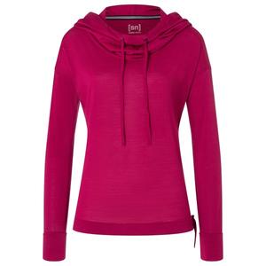 Женская толстовка с капюшоном-воронкой Super.Natural, Sangria