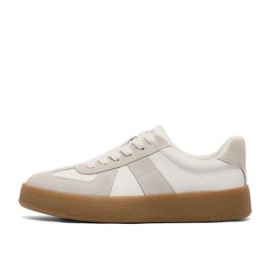 Низкие скейтерские кроссовки мужские BELLE, белый/коричневый