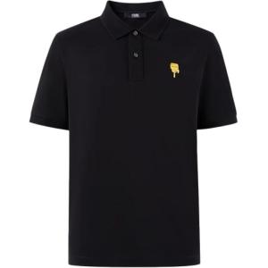 KARL LAGERFELD / Karl Lagerfeld Jeans Поло Karl Lagerfeld мужское черное