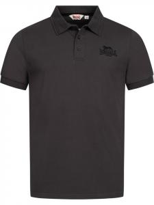 Футболка поло Lambston Herren Poloshirt normale Passform Lonsdale, черный