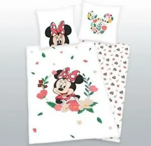 Комплект постельного белья для девочек, 2 предмета, хлопок, 135x200 см, Минни Маус, 46784-86 Herding