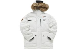 FILA FUSION Мужская зимняя пуховая куртка стандартная белая, Standard White