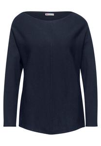 Свитер STREET ONE Dolman, темно-синий