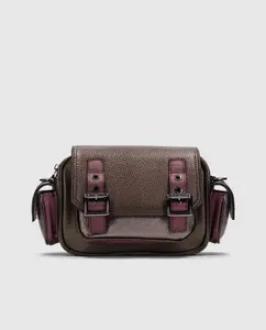 Женская сумка через плечо с карманами и выдвижным ремнем Hispanitas, коричневый