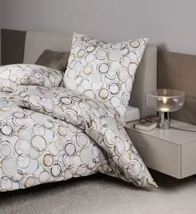 Комплект постельного белья Janine Mako-Satin 155x200, 80x80, 2 предмета, Modern Art, S 42155-09-510, разноцветный Original Janine