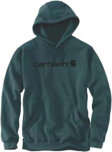 Худи Carhartt Signature Logo Midweight Hoodie, цвет Black/Green