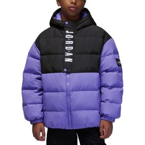 Детская пуховая куртка Jordan, темно-фиолетовый