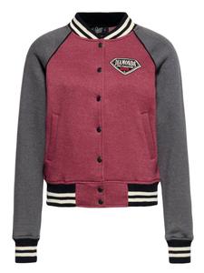 Queen Kerosin Куртка межсезонная 'Diamonds' в цвете бордо