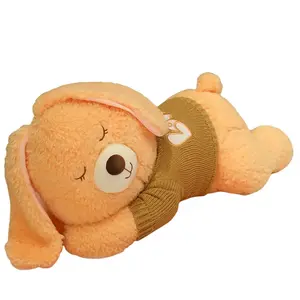 Плюшевая игрушка, свитер милый кролик плюшевые куклы плюшевая кукла 80см/100см/130см/160см высота MENGGEGE, желтый