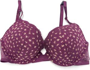 Сексуальный бюстгальтер пуш-ап Victoria's Secret, Maroon/Gold