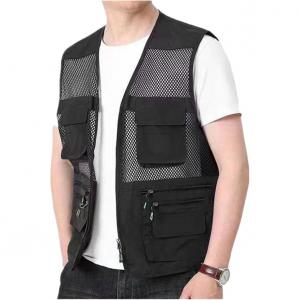 Жилет Unisex V-образный вырез тонкий Workwear VanCamel, черный