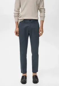 Укороченные зауженные брюки-чинос prato Mango, Blue