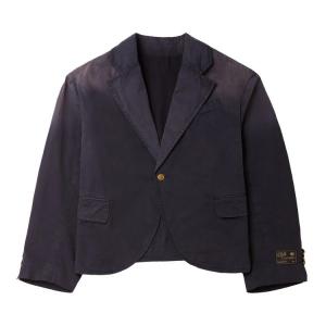 Куртка Willy Chavarria Washed Box Cutter Jacket 'Navy', синий