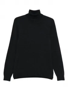 Свитер с высоким воротником Drumohr, серый