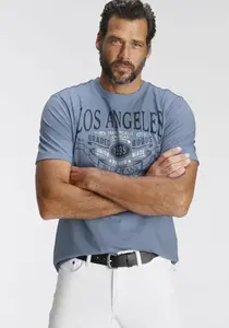 Футболка Мужской Мир с крупным принтом Man'S World, серый