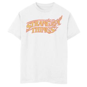 Футболка с графическим логотипом Netflix Stranger Things Vanishing Fire для мальчиков 8–20 лет Licensed Character