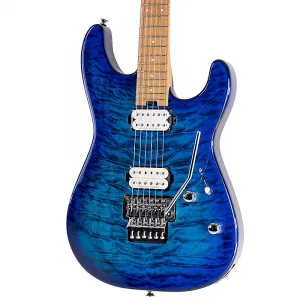 Совершенно новый Charvel Pro-Mod Plus San Dimas Style 1 HH FR CM Chlorine Burst