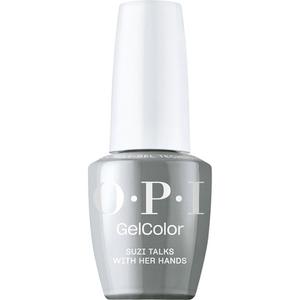 Opi Gelcolor Гель-лак для ногтей Opaque Dark Black & Gray Creme UV Cure