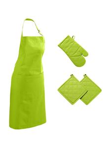 Redbest  Кухонный набор Cotton, 4 предмета, Сиэтл, яблочно-зеленый цвет