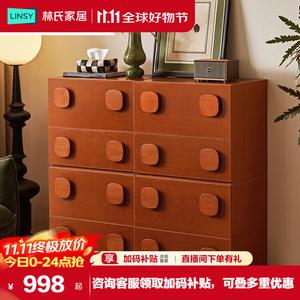 Lin'S Home Furnishing Комод для спальни и гостиной из серии luoman, 6 ящиков