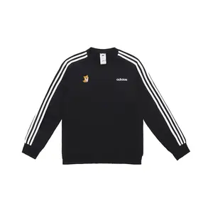 Чёрная толстовка Adidas мужская