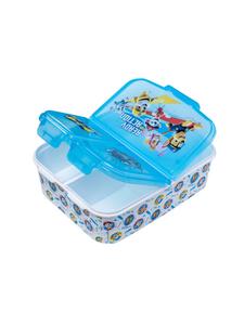 Paw Patrol Детский ланч-бокс премиум-класса с 3 отделениями, надпись «One Team» (белый)