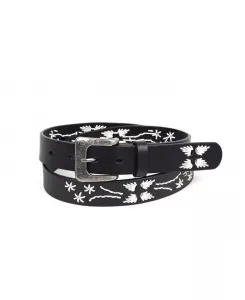 Женский кожаный ремень Senna OLD TREND, черный