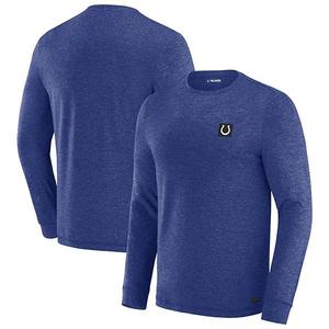 Мужская футболка с длинным рукавом j palmer royal indianapolis colts four down Unbranded
