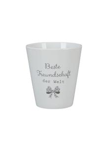 Счастливая кружка от Best Friendship in the World в белом цвете Krasilnikoff
