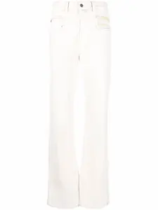 Джинсы с завышенной талией Diesel, нейтральный