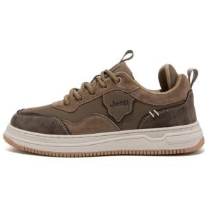 Кроссовки Jeep Skateboarding Shoes Men Low-top Khaki, хаки
