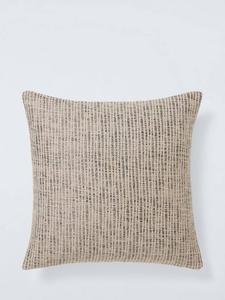 Подушка с рельефным плетением John Lewis, Grey