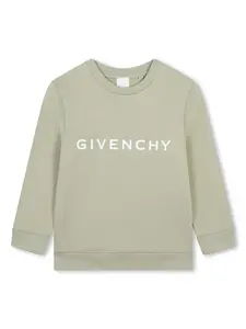 Толстовка с логотипом Givenchy Kids, зеленый