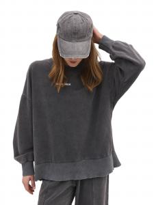 No Matter What Свитшот в темно-сером цвете