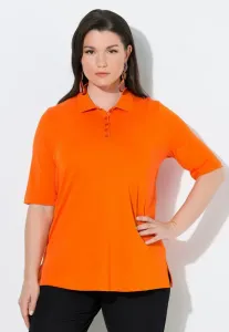 Рубашка-Поло coupe classique col pima Ulla Popken, Light Orange