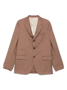 Костюм с пиджаком на пуговицах Eleventy, коричневый