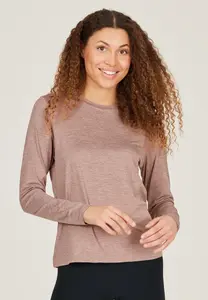 Функциональная рубашка ENDURANCE "Maje Melange" с инновационной технологией QUICK DRY, коричневый