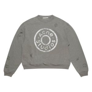 Свитер Acne Studios Printed Logo Sweater, цвет Moss Green