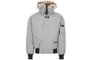 Canada Goose Пуховик-пилот, зимний, мужской, каменный серый