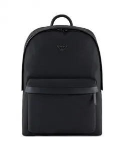 Круглый рюкзак ASV Emporio Armani, черный