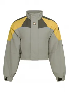 Укороченный пуховик Martine Rose, серый