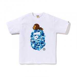 Футболка Bape 1st Camo Milo On Big Ape A BATHING APE, белый