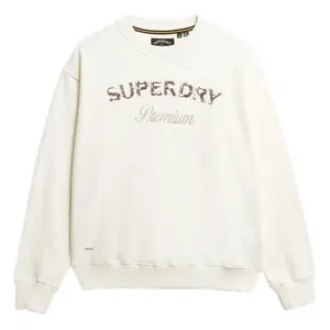 Толстовка Superdry Premium Design Loose Fit, белый
