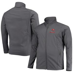 Мужская куртка Dunbrooke Pewter Tampa Bay Buccaneers Big & Tall Sonoma Softshell с молнией во всю длину
