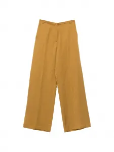 Брюки широкого кроя Alysi, коричневый