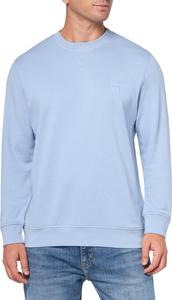 BOSS мужской свитшот из френч-терри с нашивкой-логотипом, Explorer Blue